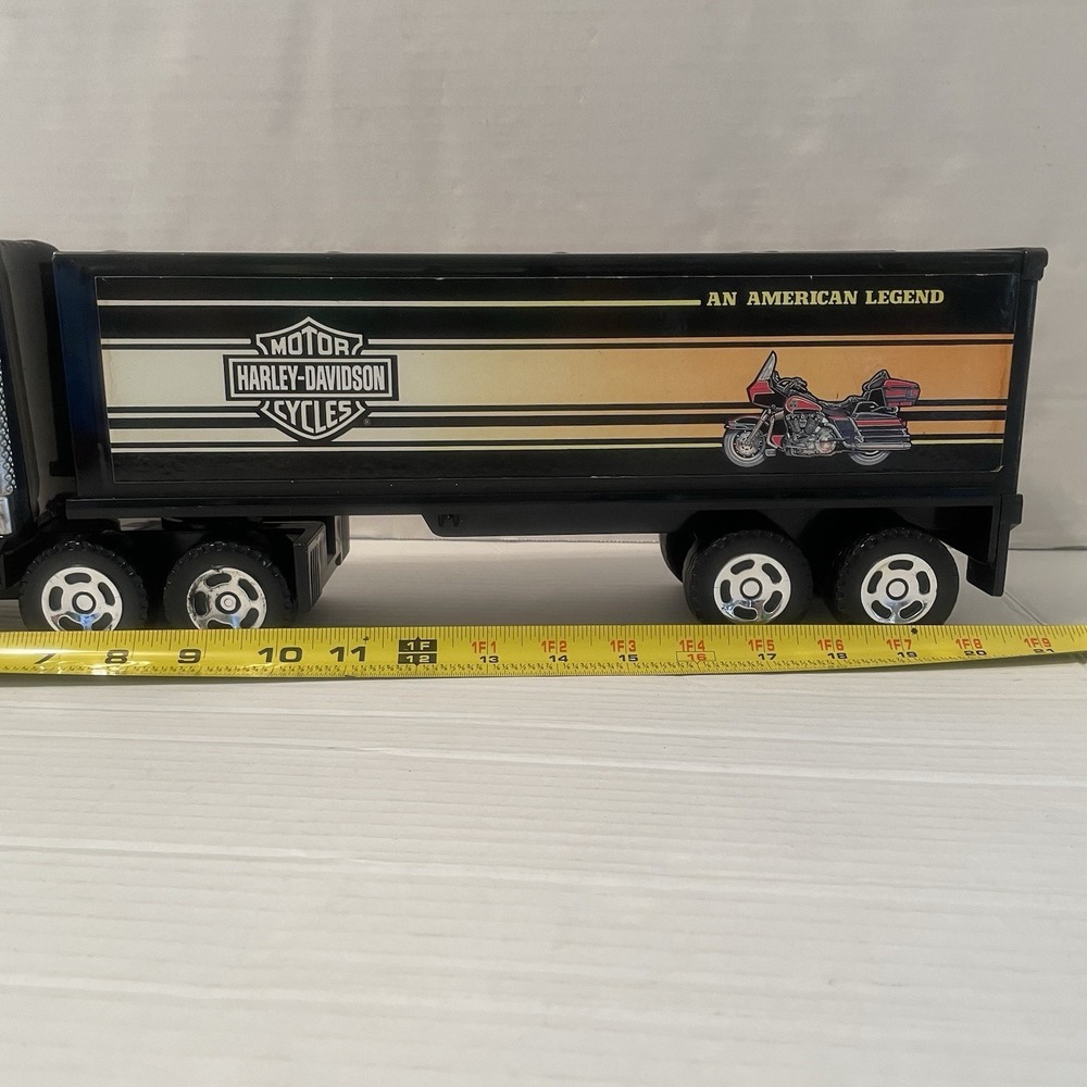 1992 BuddyL Harley-Davidson Semi Truck 10-Wheeler Plastic/Metal Vintage‎ - Picture 5 of 16